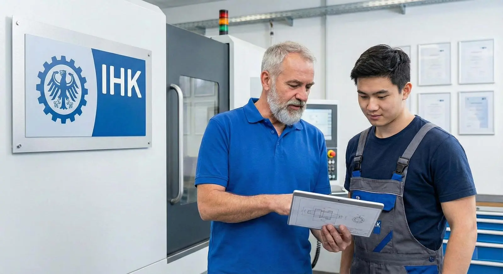 Zusammenarbeit in einem deutschen Restaurant